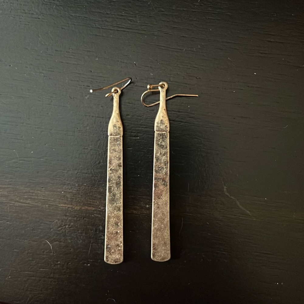Gold earrings